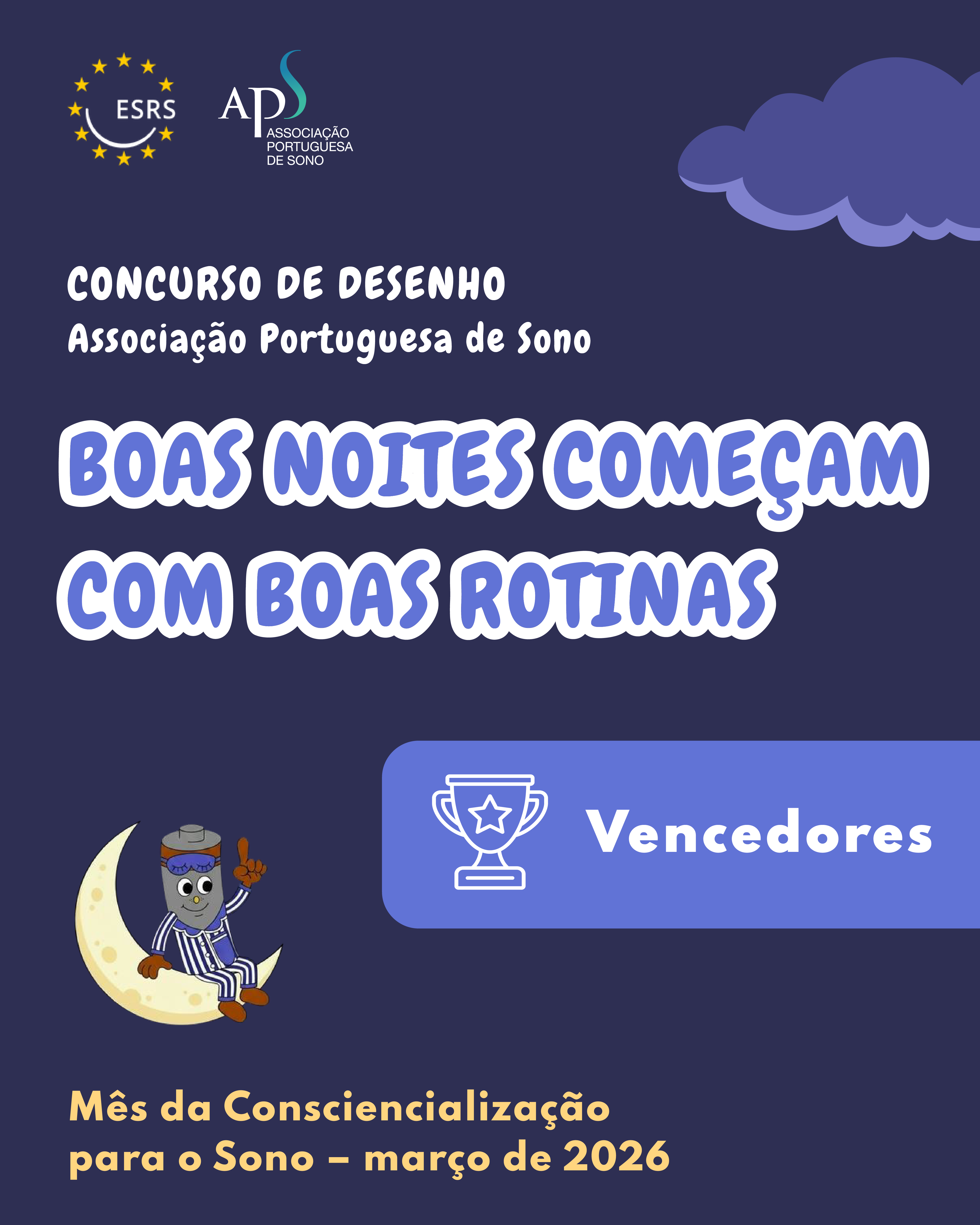 Vencedores do concurso de desenho 